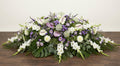 Coussin Premium – Dominante blanche, nuances de violet