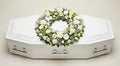 Couronne florale – Gamme Enfants – Camaïeu de blanc