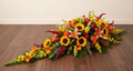 Gerbe – Tons chauds : jaune, orange et rouge
