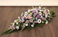 Gerbe – Tons froids : rose, violet et blanc