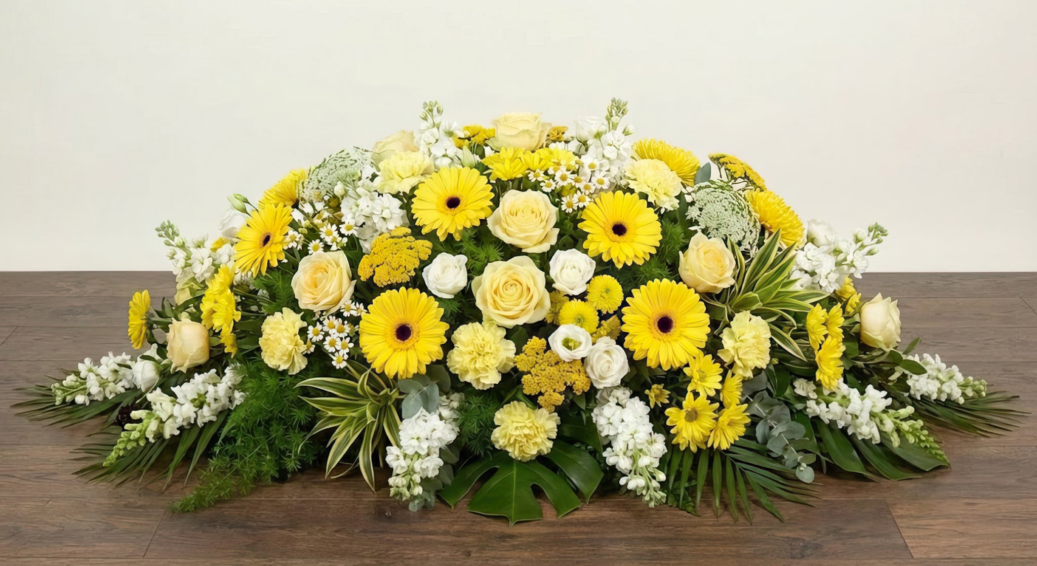 Coussin Premium – Dominante jaune, nuances de blanc