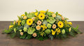 Coussin Premium – Dominante verte, nuances de jaune