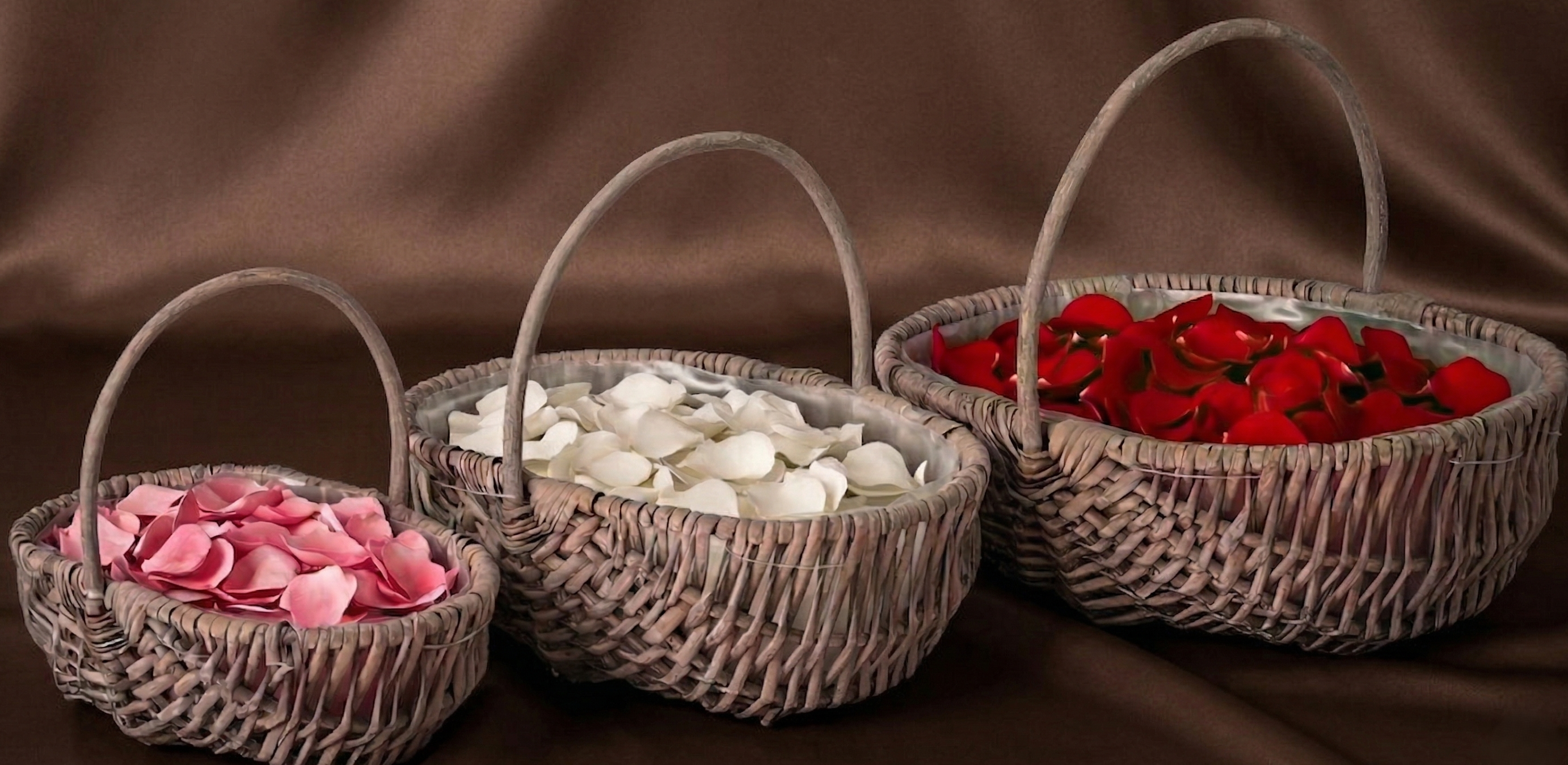 Panier de pétales