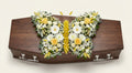 Papillon floral – Gamme Enfants – Dominante blanche, touches de jaune