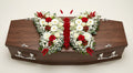 Papillon floral – Gamme Enfants – Dominante blanche, touches de rouge