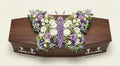 Papillon floral – Gamme Enfants – Dominante blanche, touches de violet