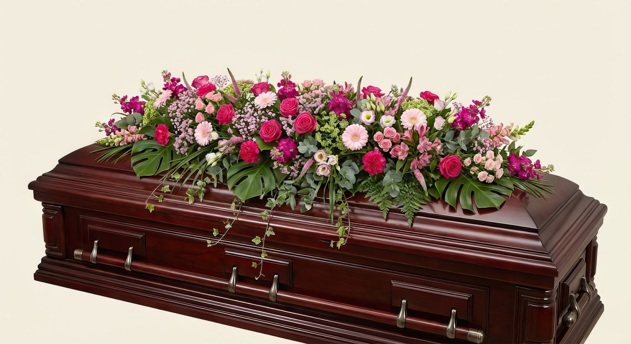 Dessus de cercueil – Camaïeu de rose