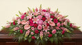 Raquette funéraire – Camaïeu de rose