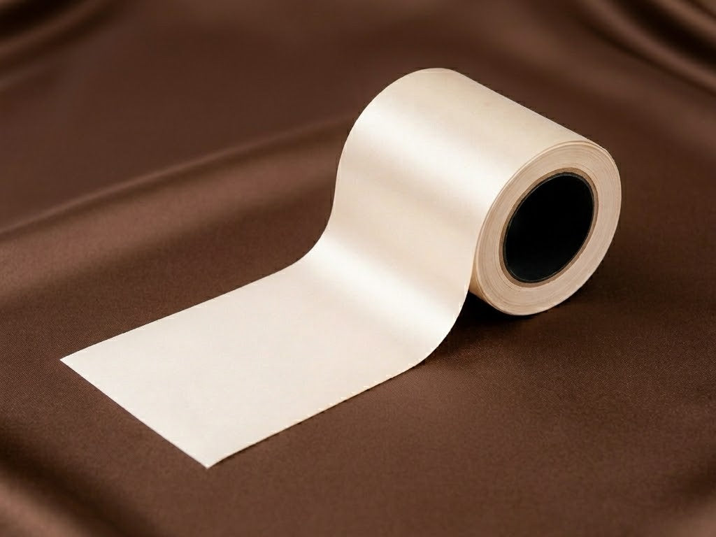 Ruban funéraire personnalisé – Blanc écologique