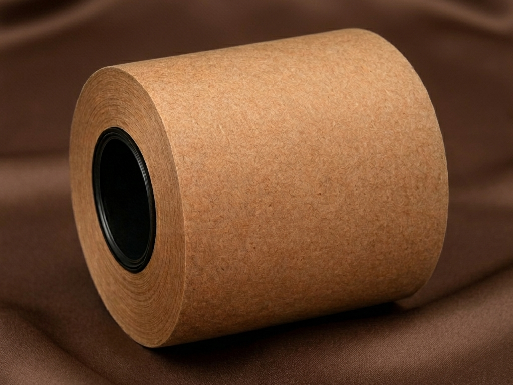 Ruban funéraire personnalisé – Kraft naturel