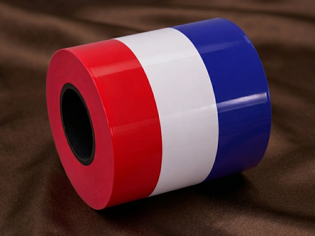 Ruban funéraire personnalisé – Tricolore