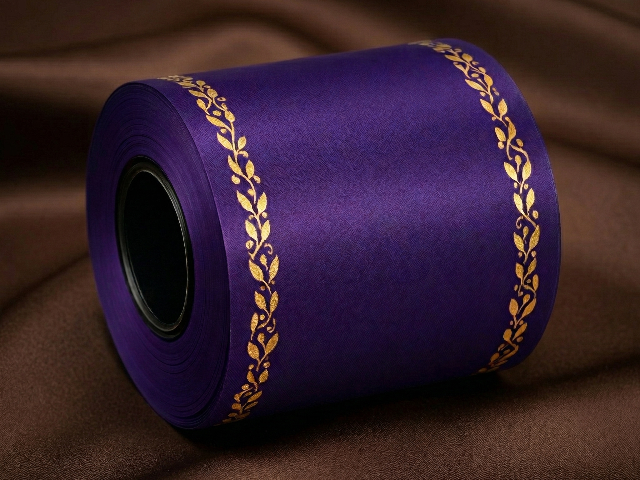 Ruban funéraire personnalisé – Violet