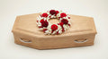 Couronne en fleurs séchées et stabilisées – Gamme Enfants – Tons naturels, blanc et rouge