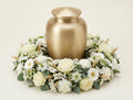 Urne florale – Camaïeu de blanc