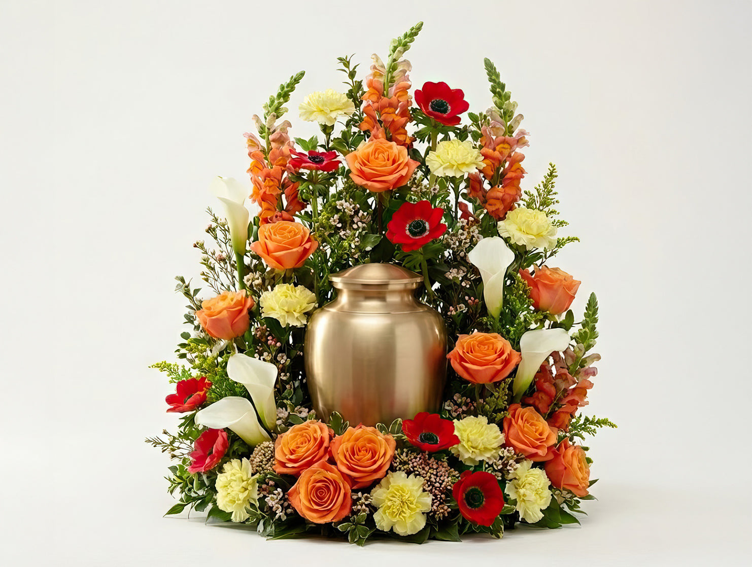 Urne florale élancée – Éclat coloré